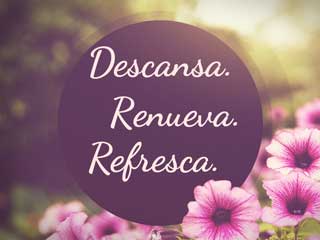 descansa renueva refresca